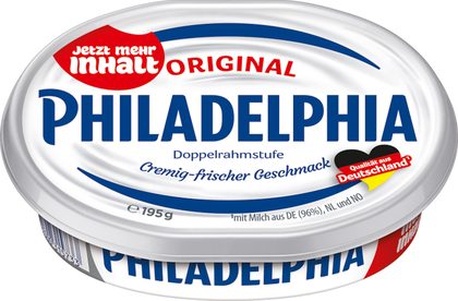 Philadelphia Frischkäsezubereitung