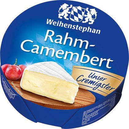 Camembert für Bayerischer Obatzda mit Radieschen und Brezen