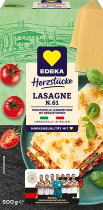 Lasagneplatten für Klassische Lasagne Bolognese mit Béchamel
