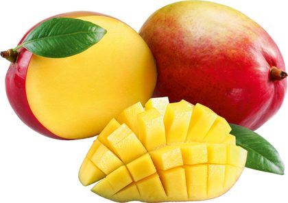 Mangos für Mango-Joghurt-Creme mit Haferkrokant