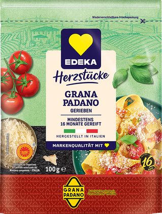 Grana Padano für Zitronen-Risotto mit Erbsen und Grana Padano